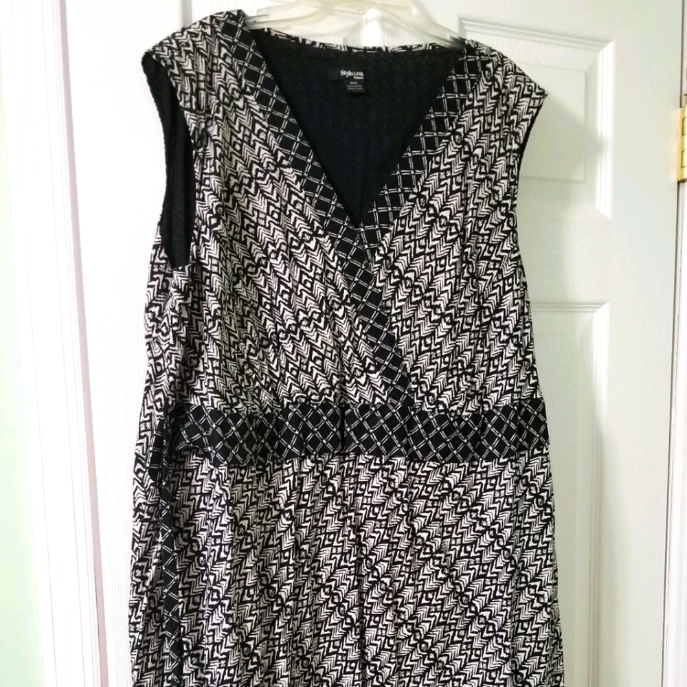 Black and White Dress